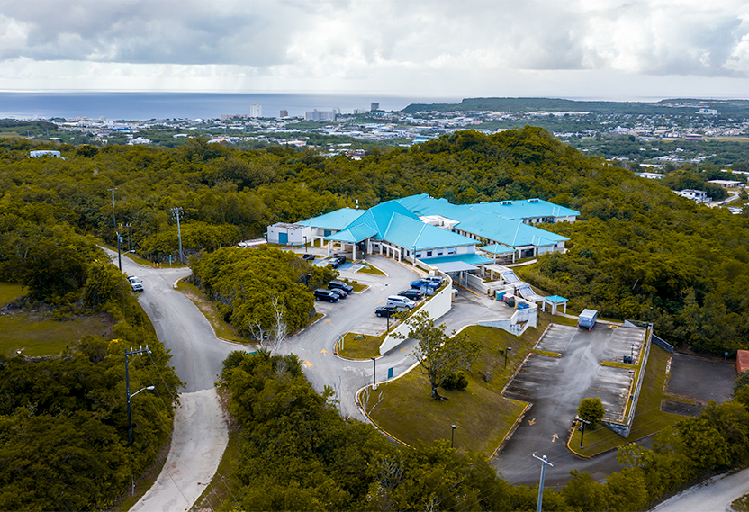 Aerial view of GMH Skilled Nursing Facility